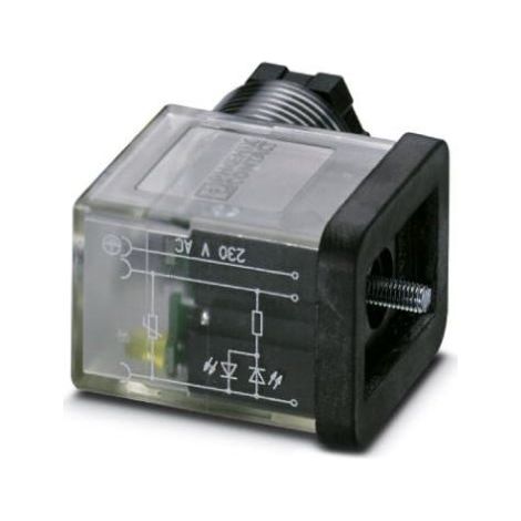 Connecteur pour électrovanne, Connecteur mâle, 3P, 230 V c.a. ( Prix pour 1 )