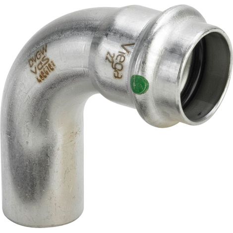 Viega Sanpress Inox-Codo 90 grados, d 35mm Acero inoxidable Modelo 2316.1, 435745