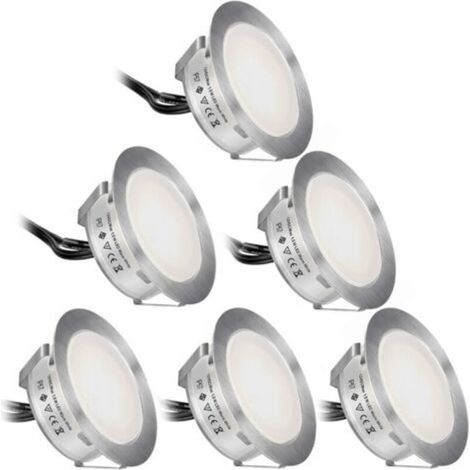 Spots LED encastrables 6 pcs 5W, angle de faisceau 400 lumens 120° LED downlight, plafonnier pour salon et chambre (1/5)