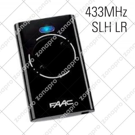 FAAC XT2 433 SLH LR 7870071 Trasmittente Telecomando Radiocomando 2 Canali Nera (1/5)