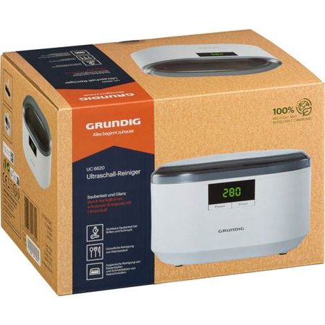 Grundig Grun Ultraschallreiniger UC 6620 wh ,weiß (1/6)