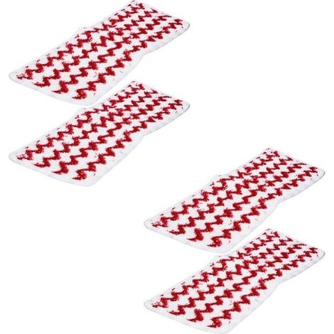 Recharges pour balai vapeur VILEDA Steam XXL - 4 pièces - microfibres de haute qualité (1/3)