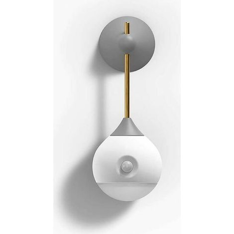 Green Mobility-Capteur de lumière, Lumière d'armoire, Portable LED lumière de Nuit, éclairage de Nuit, Applique Intelligente du Corps Humain Induction Chevet lumière Chaude (1/5)