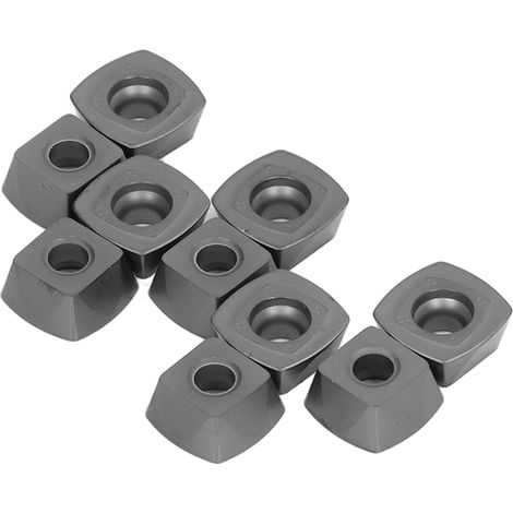10 Plaquettes Carbure Indexables Revêtues SDMT120512-GH pour Tournage Bois, Fraisage CNC, Outils de Coupe (1/5)