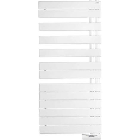 Acova – Sèche-serviette électrique asymétrique 500W – Design contemporain – Programmation Timerprog – Acier anticorrosion – Fixation discrète