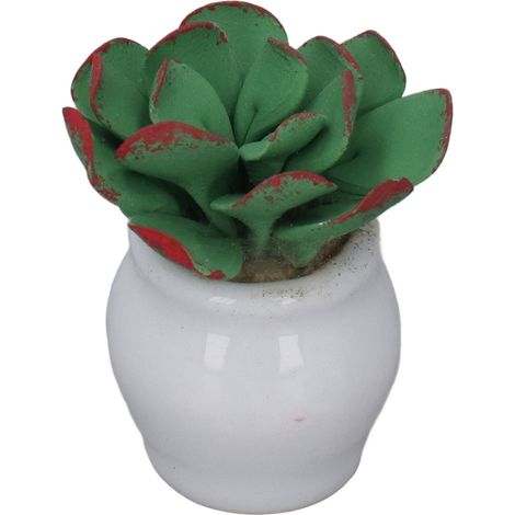 Mini plantes en pot miniatures réalistes, décor DIY pour maison de poupée, 3 cm de hauteur, accessoires portables et ornementaux pour modélisme. (1/5)