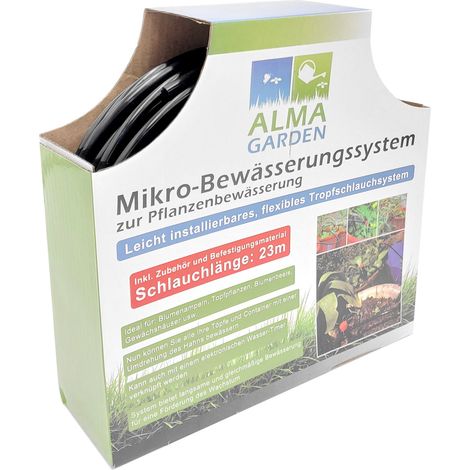 Mikro-Bewässerungssystem Tropfschlauch Gartenschlauch Pflanzenbewässerung (1/4)