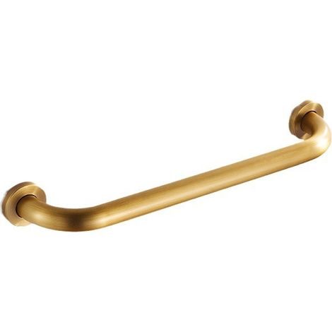 Corrimano per doccia in rame, maniglia per doccia in oro con finitura ad olio, asta di supporto per corrimano di sicurezza per anziani, maniglia a parete per bagno di fascia alta, corrimano di sicurez (1/4)