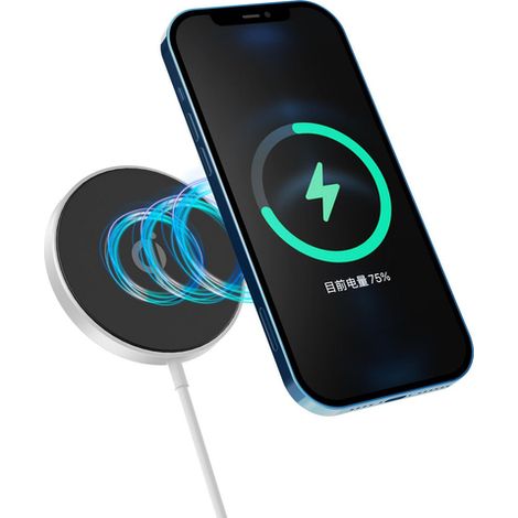 Caricabatterie wireless rapido per smartphone eSTUFF ES638100 in alluminio (1/5)