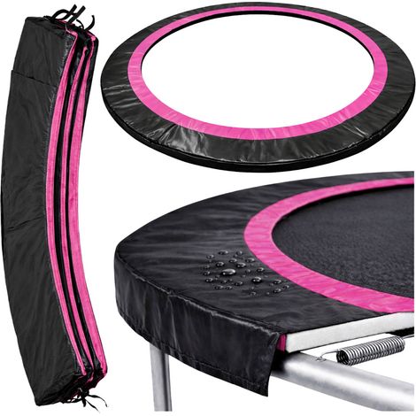 Federabdeckung für Sport Max 12ft Trampolin Schwarz und Pink (1/5)