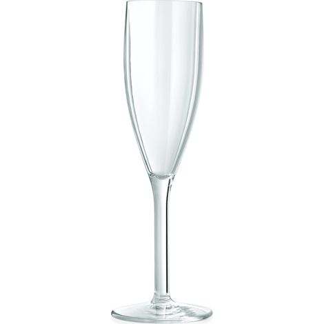 Lot de 6 Verres à vin mousseux en Polycarbonate H 235 mm Ø 75 mm - Was Germany