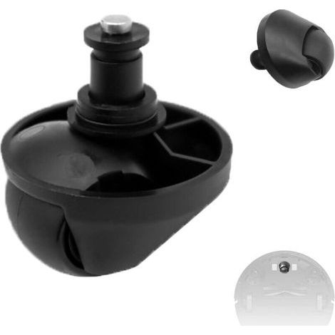 Pair Roue Avant Pour Robot Aspirateur De Remplacement Universelle Avant Silencieuse Pneu Pour Dreame L10s Plus/L10pro/1t/ X10/X20/X30 Pièces Détachées Roue Universelle (1/5)