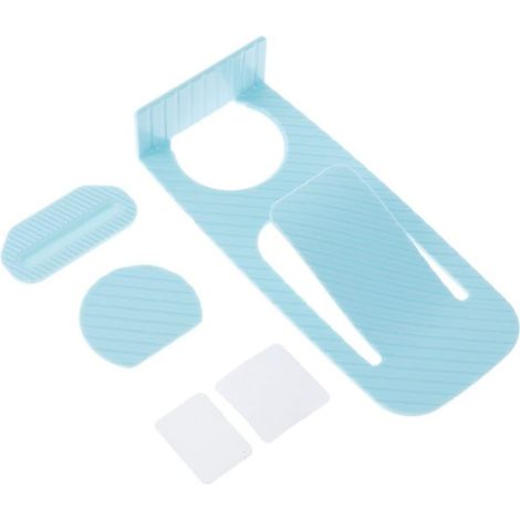 Cale de porte noire multifonctionnelle pour chambre et maison (1 pièce) (1/5)