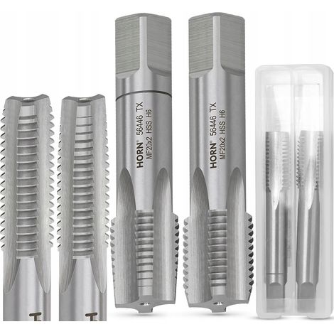 Set maschi artpol m20x2.00 2 pezzi durezza 60°HRc