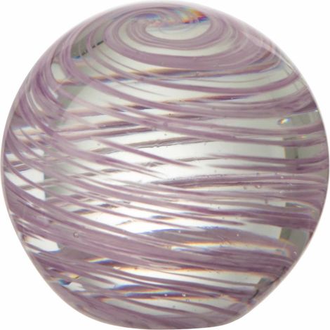 Presse-papier Laquey en Verre - Mauve, transparent (1/2)
