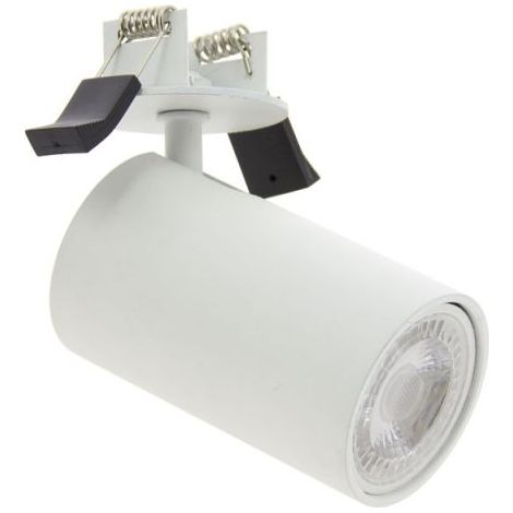 Xanlite – Spot encastrable GU10 50W 2700K orientable – Aluminium – Angle d'éclairage 36° – Installation rapide – Pour salons et cuisines