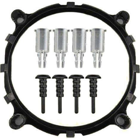 Kit di supporto per il fissaggio del dissipatore della CPU - Piastra posteriore LGA775/1150/1155, AM4 (1/4)