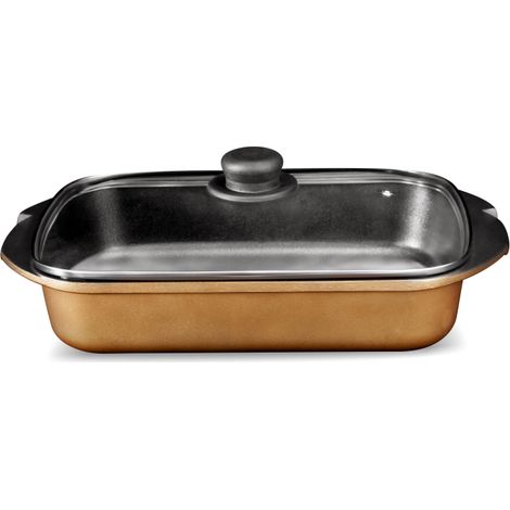 Plat à Rôtir sans Couvercle en Fonte d'Aluminium - Bronze - Pujadas (1/2)