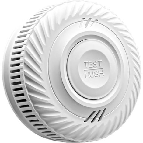 1 Kit de détecteur de fumée intelligent, détecteur de fumée Wi Fi avec capteur photoélectrique, autonomie de 10 ans