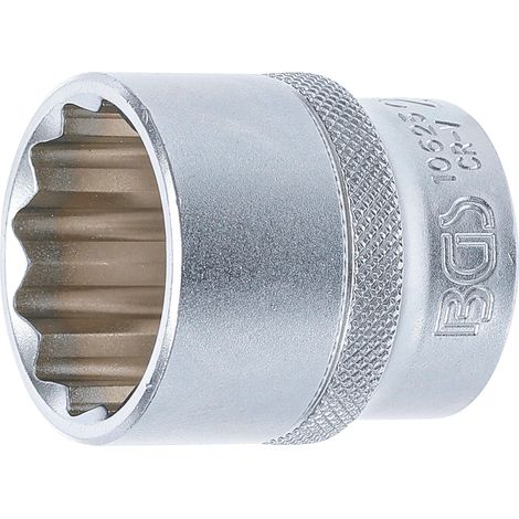 Llave de vaso 12 caras  entrada 12,5 mm (1/2")  28 mm (1/3)