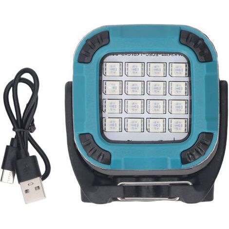Magnetische COB-Arbeitsleuchte, wiederaufladbare LED-Campingleuchte mit USB-Anschluss – 8 Farbmodi, 360°-Drehung, faltbar und tragbar für den Einsatz im Freien, beim Camping, bei Autoreparaturen usw. (1/4)