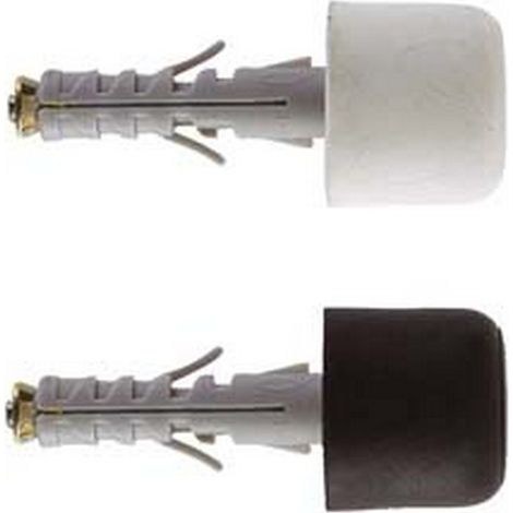 50PZ TASSELLO IN NYLON CON FERMAPORTA "SB" - SB 9/12 ø mm.9x40 in gomma bianca