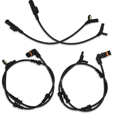 Kit sensori di velocità ABS per ruote anteriori e posteriori (8 pezzi) per W164 ML350 ML320 GL350 GL450 R350, codici articolo: 1645400717 + 1645400917