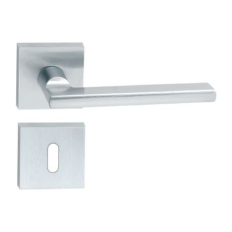 MANIGLIA OTTONE METRO C/BOCCHETTA CROM SATIN- FRASCIO- 1,0 pz