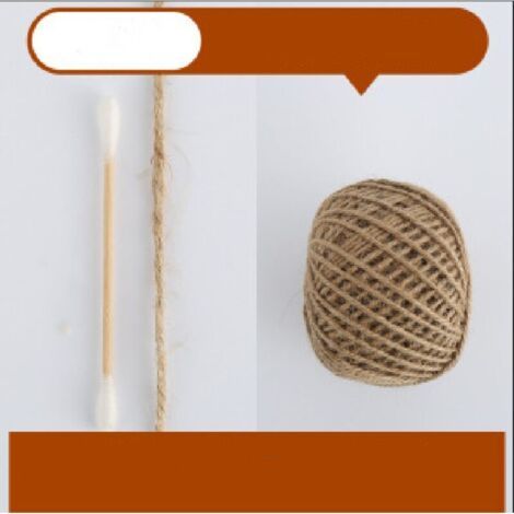 Natur-Juteschnur Ø3,0 mm ±100 m für Gartenarbeit, Heimwerken, Basteln (Hanfseil in Naturfarbe 3 mm 100 m (4 Gratisgeschenke))