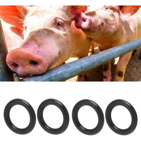 [Dichtungsringe] Zubehör für Nippeltränken, 100 Stück – Kunststoffdichtungen zur Montage von Tränken für Schweine und Geflügel, aus robustem Kunststoff