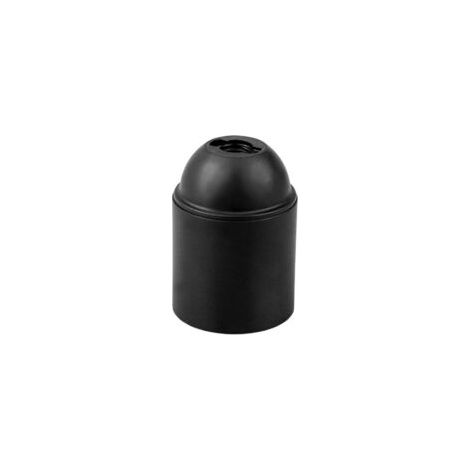 Pack de 10 Douilles E27 Noir Support Douille E27 Lisse Base pour Ampoule Exposée et Filetage Épais E27 - Crezuo