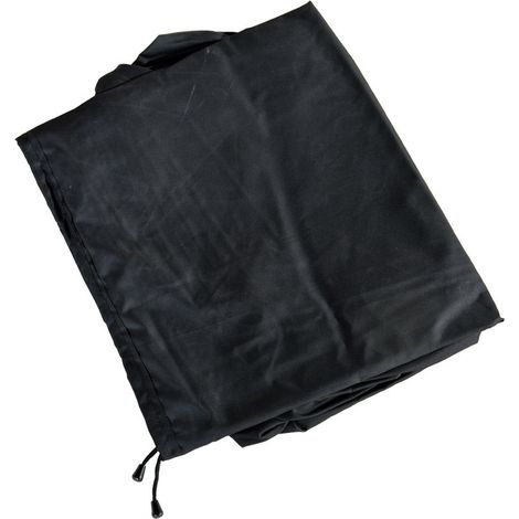 Funda protectora para muebles de jardín 200x75x37 cm en plástico hidrófugo negro 100002887