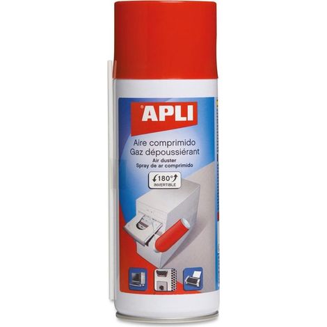 Spray de aire comprimido invertible para la limpieza de aparatos electrónicos y equipos informáticos. 
Características:
- Incluye un tubo alargador pa