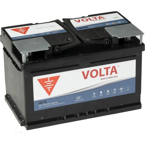 Batería de Coche 77Ah 720A EN Classic Blue Volta CB770D (1/3)