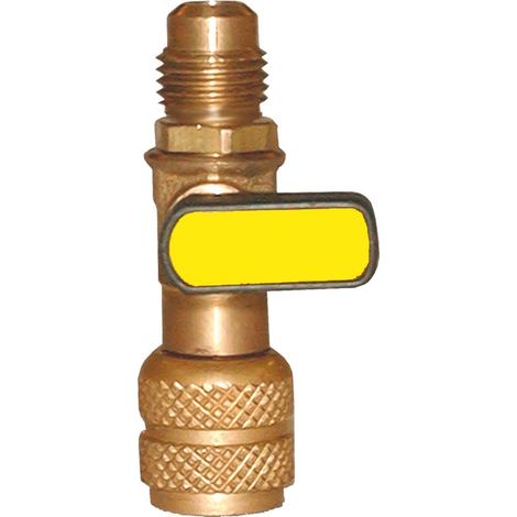Rubinetto per bombole R32 modello: 1/2" ACME F x 5/16" SAE M - Idrhaus