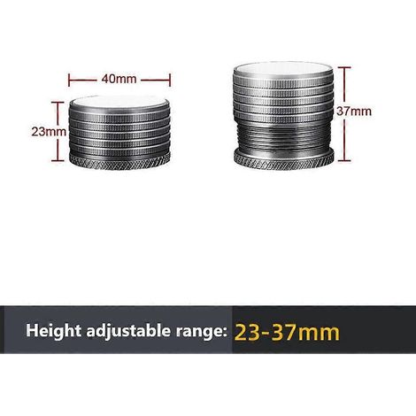 Rehausseur de cadre de lit réglable pour un soutien et un confort accrus, adapté aux meubles, gris, 23 mm. (1/4)