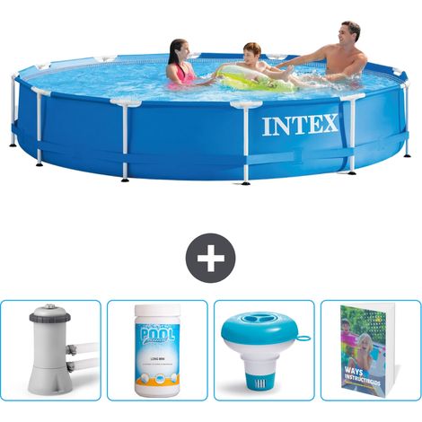 Frame Pool Rund - 366x76 cm - 5-teilig SCB120 (1/4)