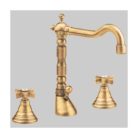 BATTERIA LAVABO ORIENTES Bronzo EURORAMA