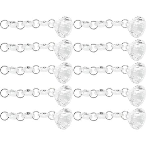 Accessoires pour suspensions en acrylique, lot de 10. (1/5)