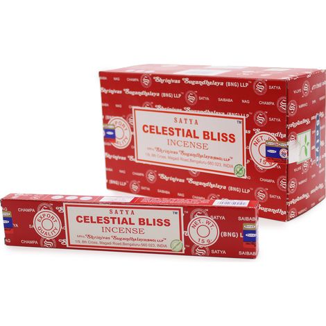 Bâtons d'encens Satya 15g - Bonheur Céleste- Vendu par 1