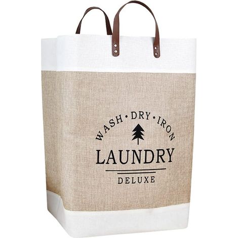 Sollbry Cesta grande para la ropa sucia, cesta para la colada, almacenamiento de juguetes y ropa para dormitorios y baños, plegable (1/4)