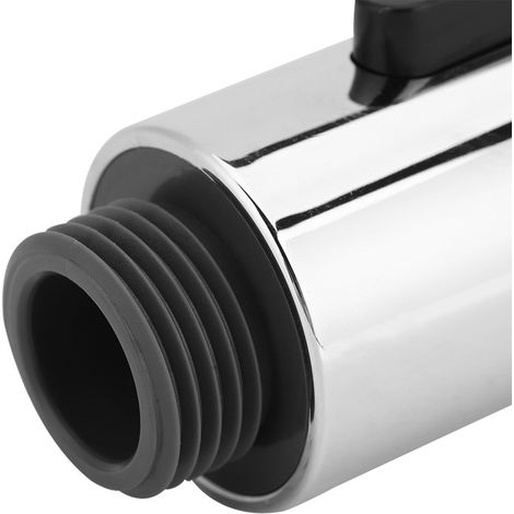 Pieza de repuesto para grifería de ducha de cocina y baño G1/2 ABS plata 10 cm (1/5)