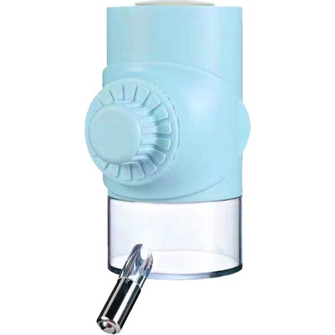 Bouteille d'eau en acier inoxydable anti-fuite pour cage de transport de chien (1/5)
