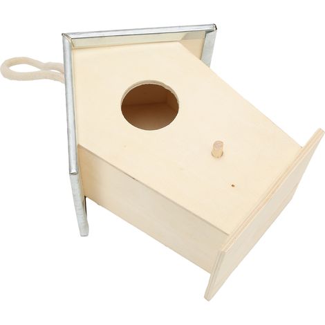 Hängendes Vogelhaus aus Holz, Nistkasten für den Außenbereich, dekoratives Zubehör (1/5)