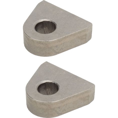 2 supports de manille robustes en acier de 2,5 cm d'épaisseur à souder pour tracteurs (1/5)