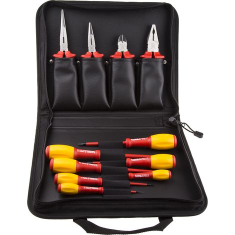 Mallette à outils pour Electriciens RS PRO, Jeu de 11 pièces ( Prix pour 1 Jeu )