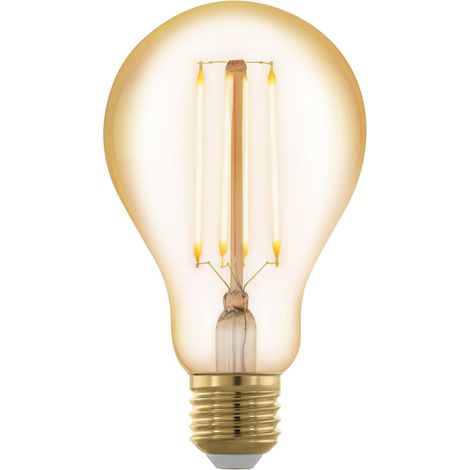Eglo Ampoule filament LED E27 dimmable en étapes, lampe Edison à