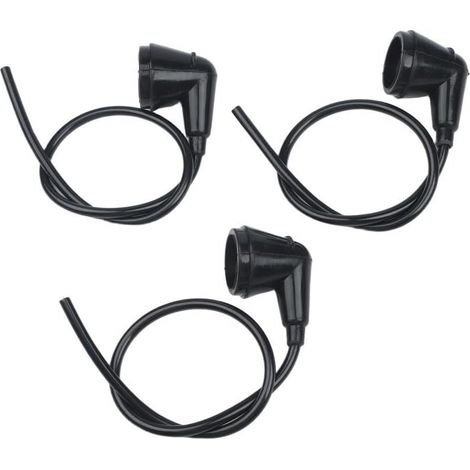 Lot de 3 bouchons haute tension pour chaîne de scie électrique 070 090 - Connecteur de fil d'allumage facile à installer - Gris (1/5)