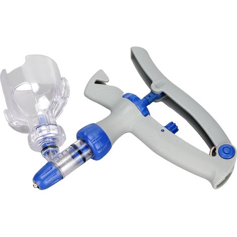 Injecteur à seringue pour bétail 5 ml, débit continu, réglable et précis, pour usage vétérinaire (1/5)