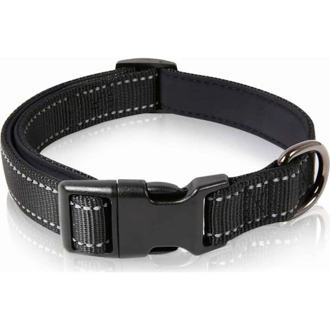 Aga Hundehalsband 50 - 60 cm Schwarz